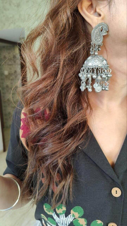 Quirky Black Shirt with Dhoti Skirt